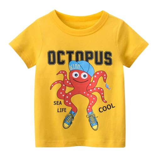 Boys 3-Pack Summer Set Surfing Short Sleeve Crewneck T Shirts Top Tee 2-7 Years Toddler Boys Value Pack T-Shirt2