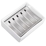 Breites Anwendungsspektrum: Dieser Seifenhalter eignet sich hervorragend für Dusche, Bad, Badewanne, Arbeitsplatte, Küche usw.