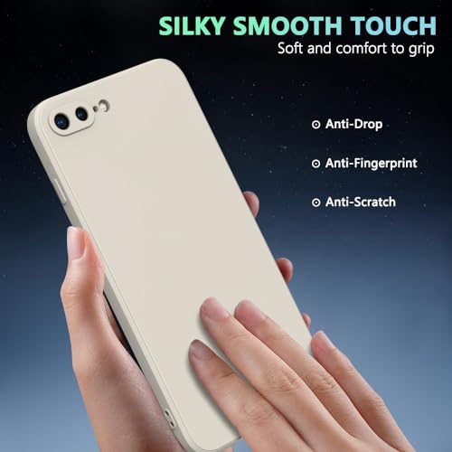 Image of for iPhone 8 Plus Case White, Scratch Resistant with Soft Touch, Slim Thin Phone Cover for iPhone 7 Plus 5.5 inch