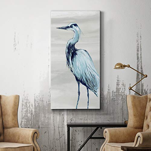 Renditions Gallery By The Sea Crane (2) Wall Art, Premium Gallery Wrapped Canvas Decor, Ready To Hang, 40 In H X 20 In W, Made In America Print (Azs-Wc12-42803-R-2040-Mk) #TOP3
