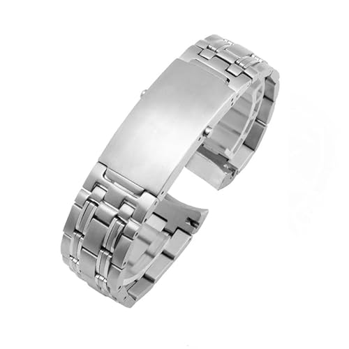 Watch Band Stainless Steel Compatible With Omega Seamaster Brush Finish