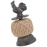 Décoration coq robuste : cette bobine peut être un bel ajout à votre décoration intérieure, apportant une touche de charme à la pièce. bobine en corde de fer