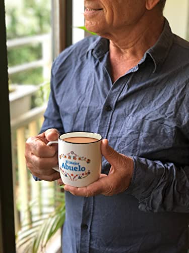Triple Gifffted Abuelo Gifts In Spanish For Christmas, Fathers Day, Navidad, Birthday, El Mejor Abuelo Coffee Mug, World's Best Grandpa, Grandparents, Regalo Dia Del Padre, Latino Taza Abuelos #TOP5