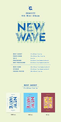 CRAVITY NEW WAVE CD COME ver mini album kpop disque compact