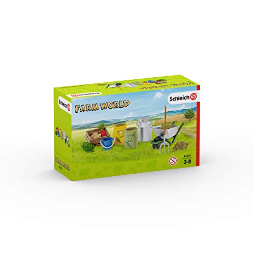 Schleich 42301 Farm World Spielset - Fütterung der Bauernhoftiere, Spielzeug ab 3 Jahren – Bild 5