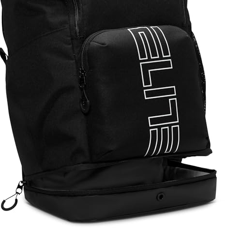 Nike Unisex Nk Varsity Elite Bkpk plecaki, czarny/czarny/metaliczny srebrny, Czarny/czarny/metaliczny srebrny, jeden rozmiar
