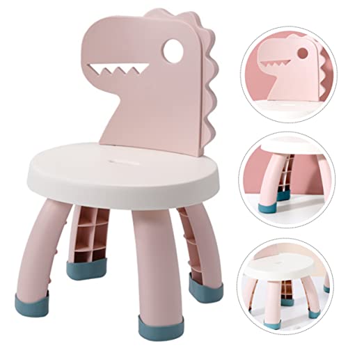 Crafthrou Portable Stool Chair Chairs For Kids Pink Chair Barstool Chairs Pp Pink Baby Stool Thicken Plastic Chair #TOP3