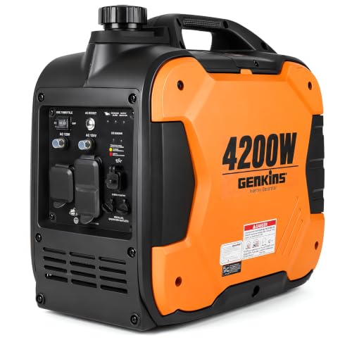 Genkins 4200W Portable Inverter Generator for Camping or Home Use