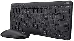 Trust Lyra Pack Clavier et Souris sans Fil Bluetooth, AZERTY Français