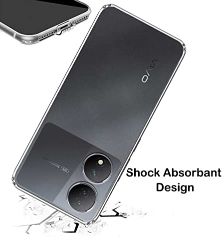 Image of Soft Silicone TPU Back Cover Compatible with Vivo Y100 / Vivo T2 5G