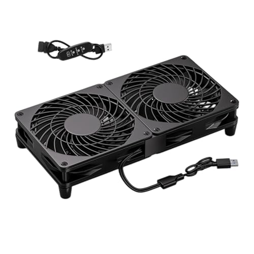 Ventilateur routeur USB pour rafraîchir le meuble TV du salon en silence