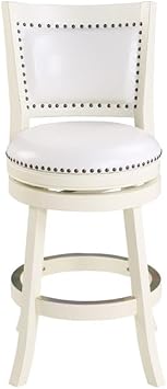 Bristol Swivel Counter Stool - Distressed Cream
