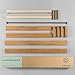ZINUS Moiz Deluxe Wood Platform Bed Frame / Wood Slat Support / No Box Spring Needed / Easy Assembly, Natural, Queen