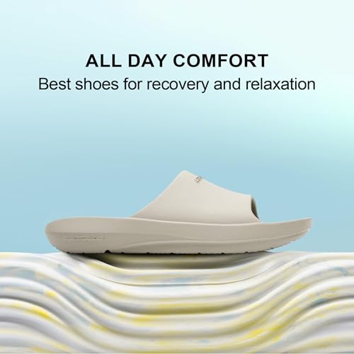 ECO Malibu Recovery Unisex Slides Slippers - Arch Support, Comfortable, Lightweight Sandals, Quick Drying, Indoor/Outdoor for Adult, Men & Women3