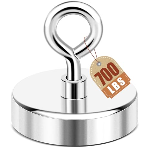 DIYMAG Fishing Magnet, 2.95 Inch 700 Lbs Large Strong Magnets for Lifting