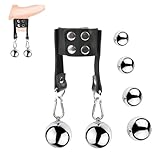 Men's Training Metal Ball Aid Accessories Set, Weighted Stretcher to Improve Endurance and Strength Fitness -E24US (25mm：A)