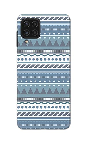 Image of Printed Hard Back Cover Case for Samsung Galaxy A22 4G Back Cover (Seamless Geometric Tribal Pattern) -1803