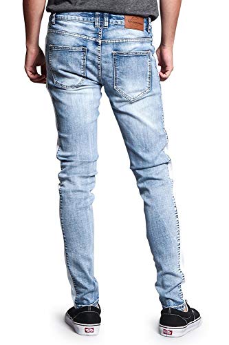 Men's Trackpants Style Side Stripe Pants with Ankle Zipper4