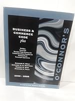 O'Connor's Business & Commerce Code Plus 2008-2009 1598390635 Book Cover
