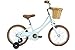 FabricBike Kids - Bicicleta con Pedales para niño y niña, Ruedines de Entrenamiento Desmontables, Frenos, Ruedas 12 y 16 Pulgadas, 4 Colores (Classic Blue, 16": 3-7 Años (Estatura 96cm - 120cm))