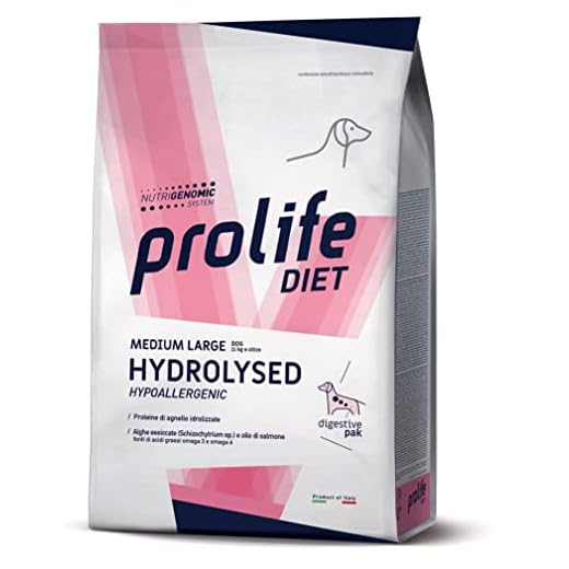 Prolife CROCCHETTE DIET HYDROLYSED HYPOALLERGENIC MEDIUMLARGE DOG. 8KG