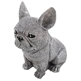 cachorros bulldog ingles costa rica Atractivo realista de bulldog: esta estatua de bulldog de captura vívidamente el encanto único de un bulldog francés sentado, lo que la convierte en una estatua de perro decorativa destacada para cualquier jardín o espacio del hogar, elevando instantáneamente su decoración, estatua de perro de pequeña, estatuas de perros para decoración de jardín