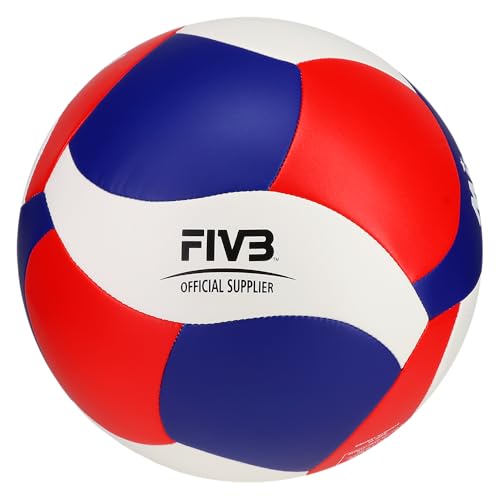 Image of Mikasa V360W-USA Volleyball FIVB Approved for Practice and Recreation (Red /Blue /White)