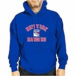 Adult New York Rangers Game Day Hooded Sweatshirt - Officially Licensed NHL