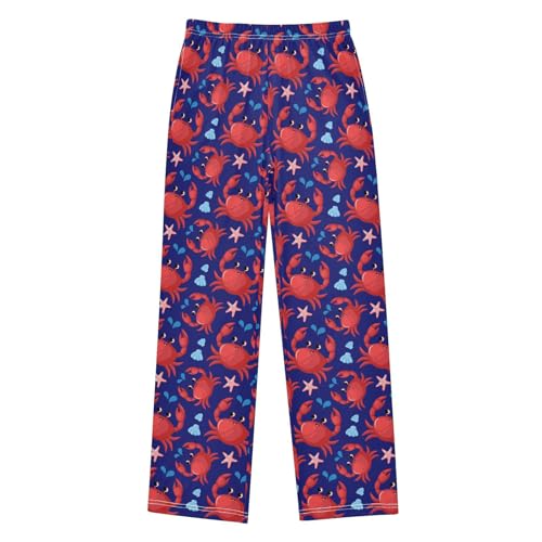 ZZKKO Cute Crabs Starfish Boys Pants for Kids Jogger Pants with Pockets S-XL