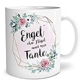 SEHR PFLEGELEICHT & HOCHWERTIG: Die große Tee-Tasse fasst 300 ml und ist durch die spezielle Beschichtung spülmaschinengeeignet (bis zu 3500 Spülgänge), sehr pflegeleicht, kratzfest, Mikrowellen geeignet und sehr hochwertig verarbeitet.