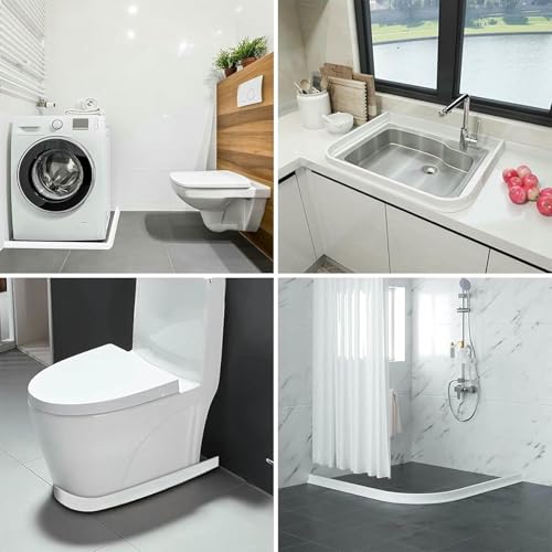 Proie d'eau en caoutchouc barrage de douche et bloqueur de seuil flexible - 5
