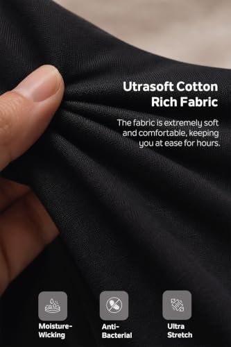 Image of Van Heusen Men's Track Pant | Premium Trackpant | Side Zipper Pockets |Mid-Rise| Comfort Fit | Utrasoft Cotton Rich Fabric | Breathable & Casual | Easy Stain Release| Anti-static fabric | Activewear | Drawstrings | Style 50051