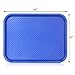 New Star Foodservice Fast Food Tray, Set of 12 (Blue, 10 by 14 Inch)