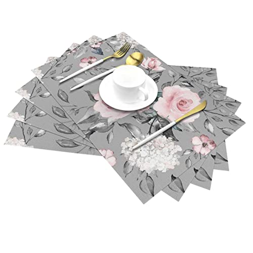 Sets de table imperméables anti-tache pour protéger la table de salle à manger