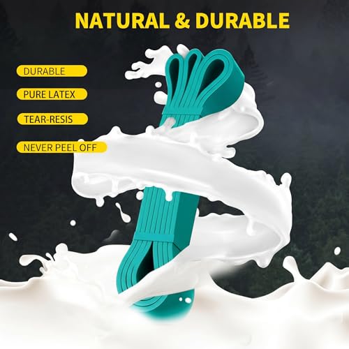 Image of ROSAPOAR Resistance Band Pull up Band Fitness Exercise Bands Natural Latex for Workout Body Stretch Powerlifting Band Fitness Sport Training at Home /The Gym