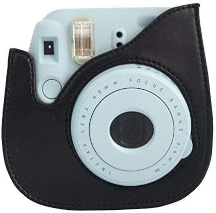 Protective & Portable Case Compatible with fujifilm for instax Mini 11/9/8/8+ Instant Film Camera with Accessories Pocket and Adjustable Strap - Black by SAIKA