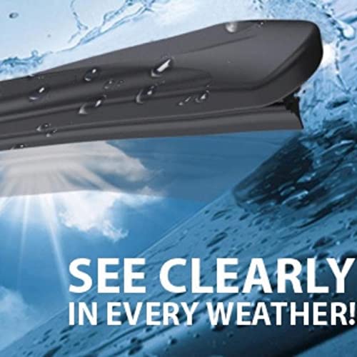 Image of Oshotto Frameless (O.E.M Type) Wiper Blades Compatible with Mercedes Benz E-Class 2017-2025