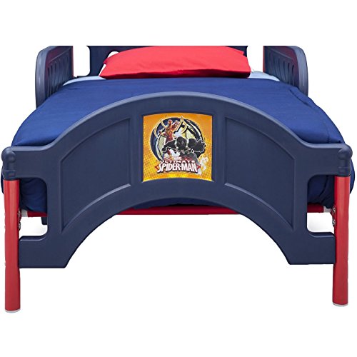 Delta Children Plastic Toddler Bed, Marvel Spider Man