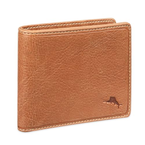 Image of Tommy Bahama Men's Crunch Leather Slimfold Wallet