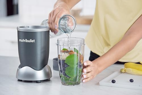 Image of nutribullet Personal Blender, Shakes, Smoothies, Food Prep, and Frozen Blending, 24 Ounces, 700 Peak Watt, Gray