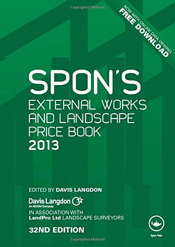 Spon's External Works and Landscape Price Book 2013