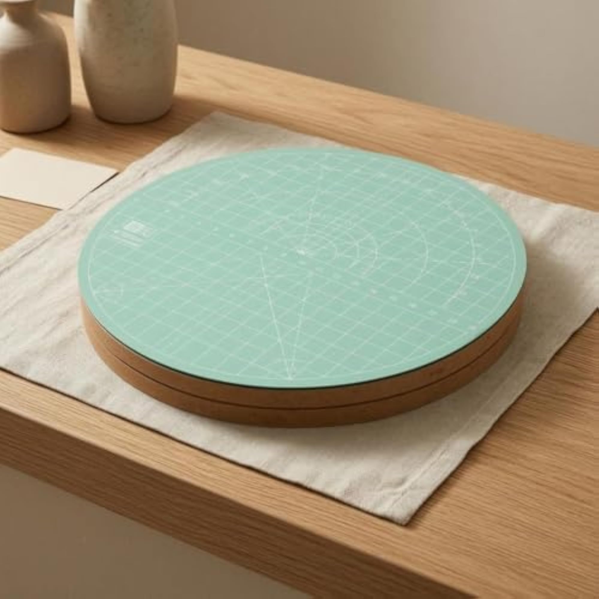 Measuring Grid Table Tennis Pressing Pad, Guide Markings Racket