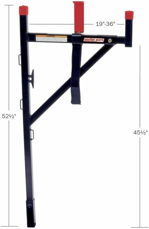 WEATHER GUARD Rear Ladder Rack (Only) Black (for 1450) 1/2 Set