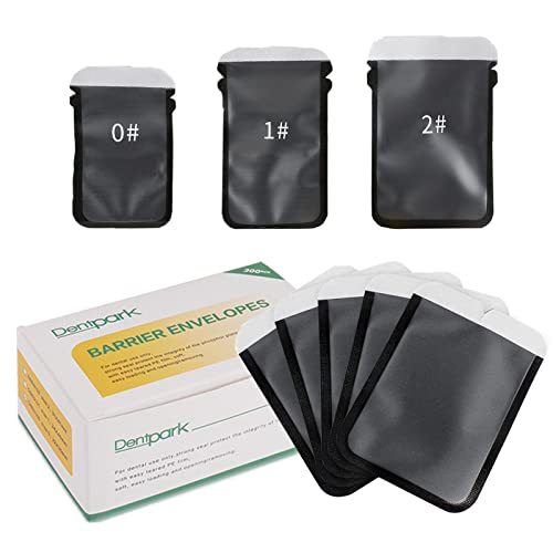Dental X-Ray Barrier Envelopes-X-Ray Film Protective Bag Sensor Imaging Plate Protector Sleeve Ray Scan Cover Bags（2#） #TOP28
