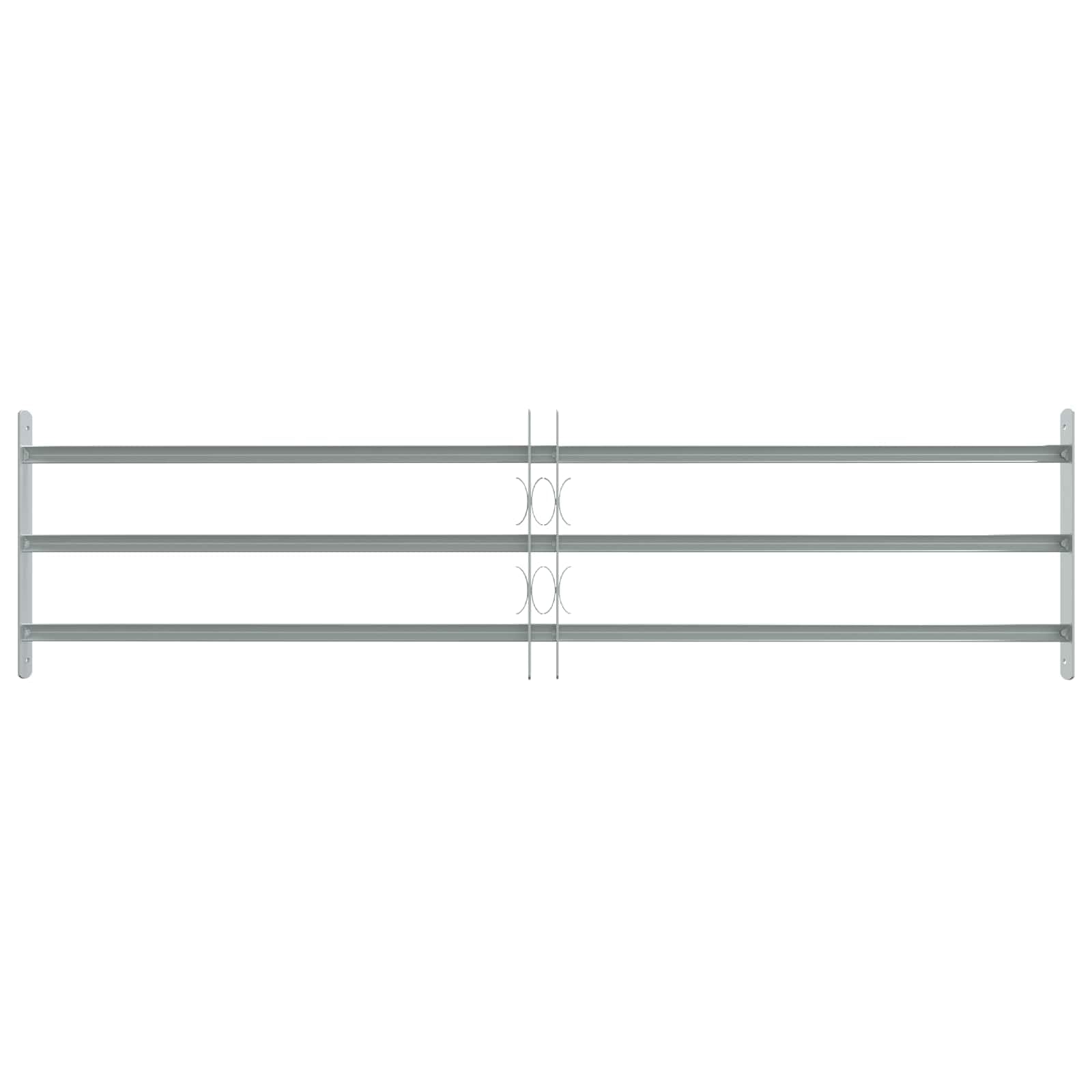 Reja de Seguridad para Ventanas con 3 Barandas 3 pcs para balcón,planta baja,ventana de bodega,Reja antirrobo 93-174 cm