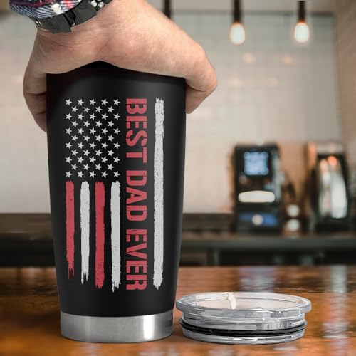 SANDJEST-Best-Dad-Ever-20oz-Insulated-Tumbler-with-Lid-for-Father-Double-wall-Insulated-Stainless-Steel-Mug-Coffee-Cup-for-Outdoor-Travel-Sport-Office-Gift-for-Birthday-Fathers-Day SANDJEST Best Dad Ever 20oz Insulated Tumbler with Lid for Father Double wall Insulated Stainless Steel Mug Coffee Cup for Outdoor Travel Sport Office Gift for Birthday Fathers Day