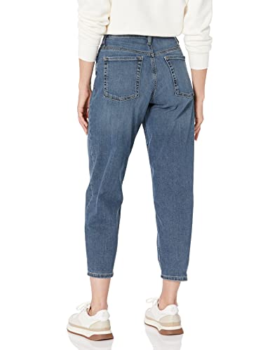 Amazon Essentials Women's High-Rise Relaxed Leg Tapered Ankle Jean, Medium Wash, 18 #TOP1