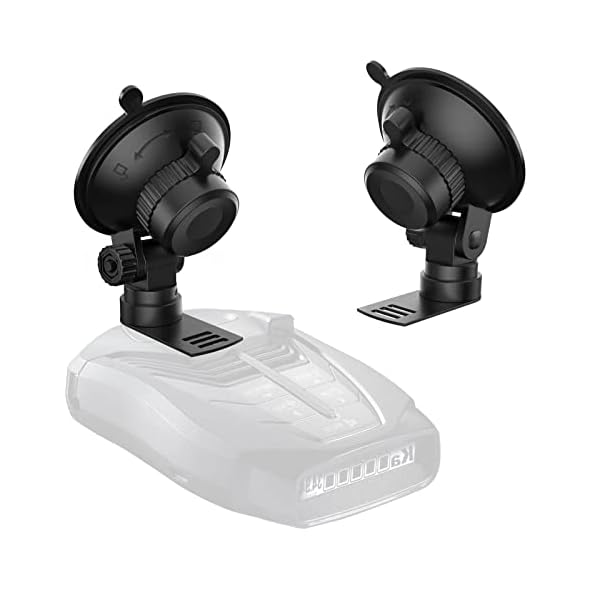 Radar Detector Mount,Car Radar mounting Bracket Suction Cup Holder,Windshield and Dashboard Radar Detector Suction Mount,for Cobra Escort Valentine One Beltronics Radar Detector,Easy to Install