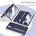 NINKI for Samsung Galaxy Z Fold 7 Case with S Pen Holder and Stylus,Invisible Kickstand Screen Protector Hinge Hard Drop-Proof Stand Phone Cover for Samsung Z fold 7 Case with S Pen Slot – Royal Blue