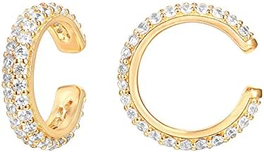 PAVOI 925 Sterling Silver 14K Gold Plated Cubic Zirconia Sparklin...